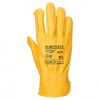 Portwest A271 Yellow Leather Thermal Gardening Gloves