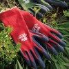 WithGarden Foresta Burgundy Premium Latex Coated Gardening Gloves