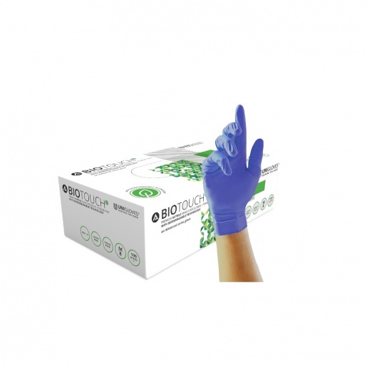 Unigloves Biotouch Nitrile Biodegradable Disposable Gloves (Box of 100)