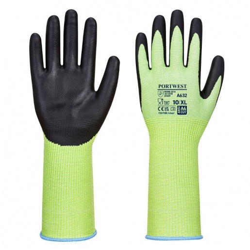 Portwest A632 Green Vis-Tex Long Gardening Gloves