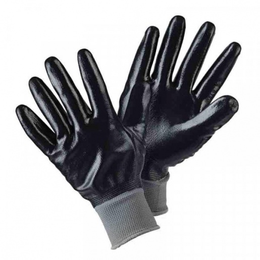 Briers Waterproof Black Nitrile Gardening Gloves