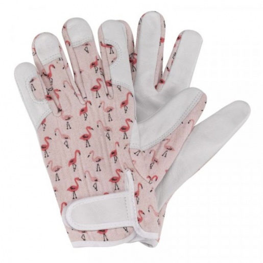 Briers Flamingo Leather Gardening Gloves