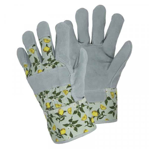 Briers Lemon Print Thorn Proof Ladies' Rigger Gloves