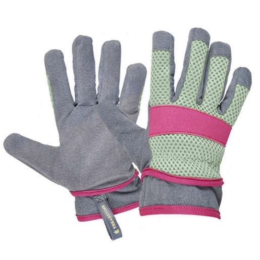 ClipGlove Cool Rigger Ladies' Reinforced Faux-Suede Gardening Gloves