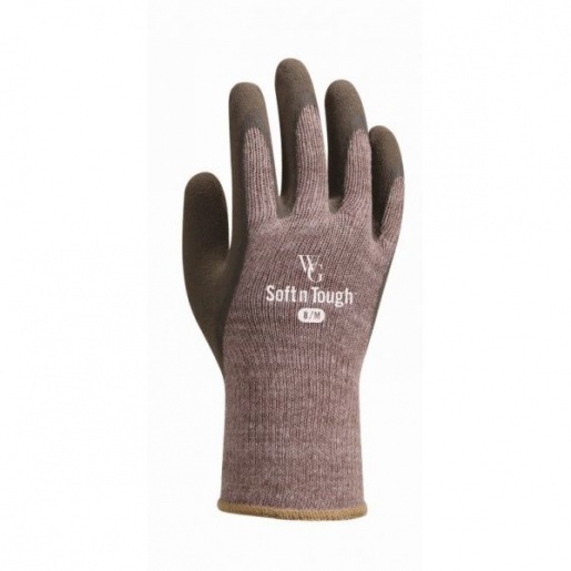WithGarden Soft n Tough Original Brick Brown Gardening Gloves